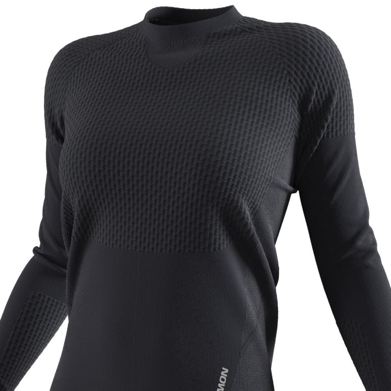 Tričko Salomon Sense LS Tee W - černá