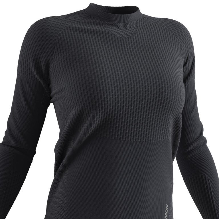 Tričko Salomon Sense LS Tee W - černá