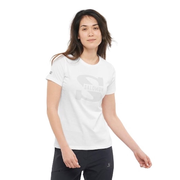 Футболка Salomon Outlife Big Logo Tee W - біла