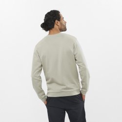 Кофта Salomon Outlife Logo Winter Crew Sweatshirt - бежева