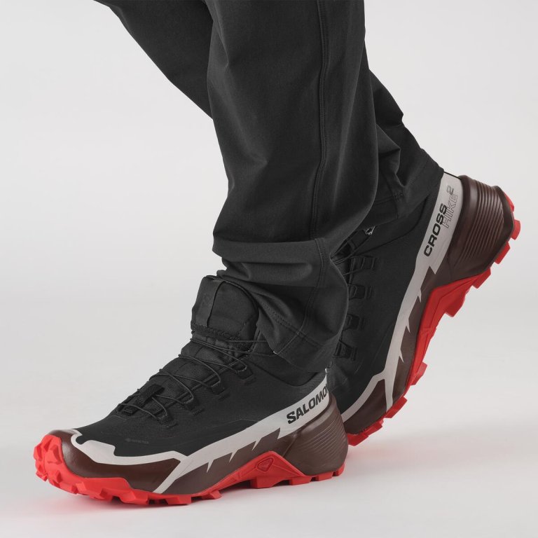 Взуття Salomon Cross Hike Mid GTX 2 M - чорний/червоний