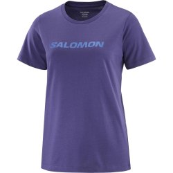 Футболка Salomon Outlife Big Logo W - фіолетова