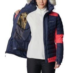 Куртка Columbia Bird Mountain™ Insulated Jacket W - темно-синій/червоний
