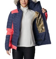 Куртка Columbia Bird Mountain™ Insulated Jacket W - темно-синій/червоний