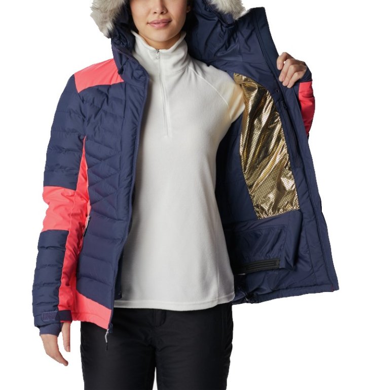 Куртка Columbia Bird Mountain™ Insulated Jacket W - темно-синій/червоний