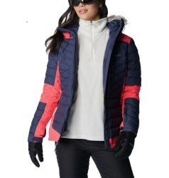 Куртка Columbia Bird Mountain™ Insulated Jacket W - темно-синій/червоний