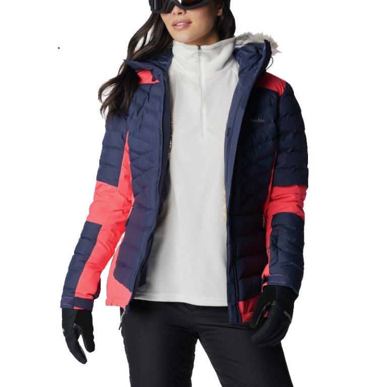 Куртка Columbia Bird Mountain™ Insulated Jacket W - темно-синій/червоний